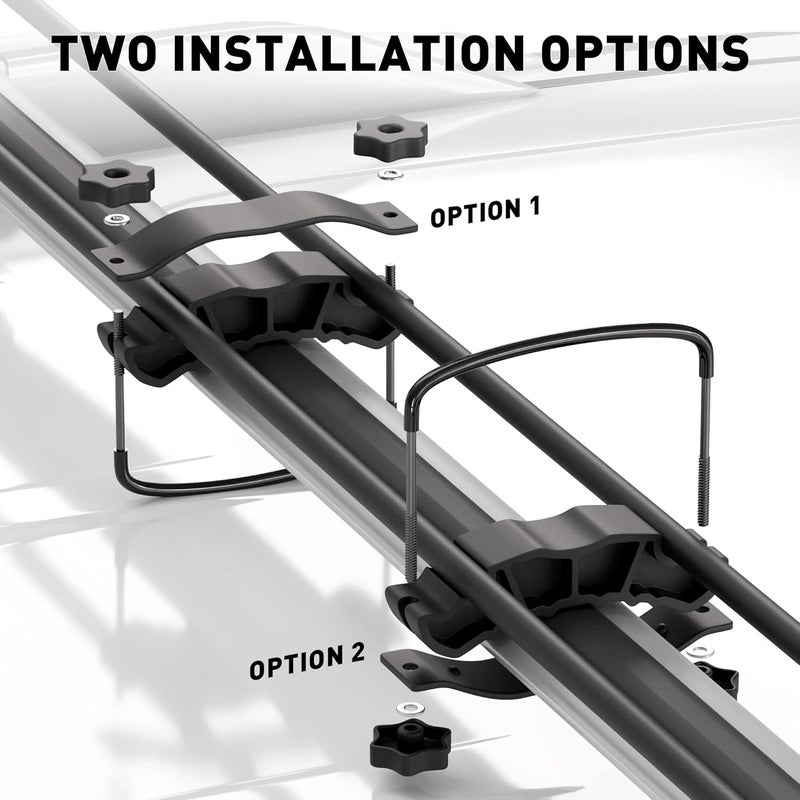 Wildroad Universal Roof Rack U-Bolt, Upgraded 2 PCS Cargo Rack U Bolts, Replacement Hardware Mounting Kit for Roof Rack and Roof Platform - Image 2